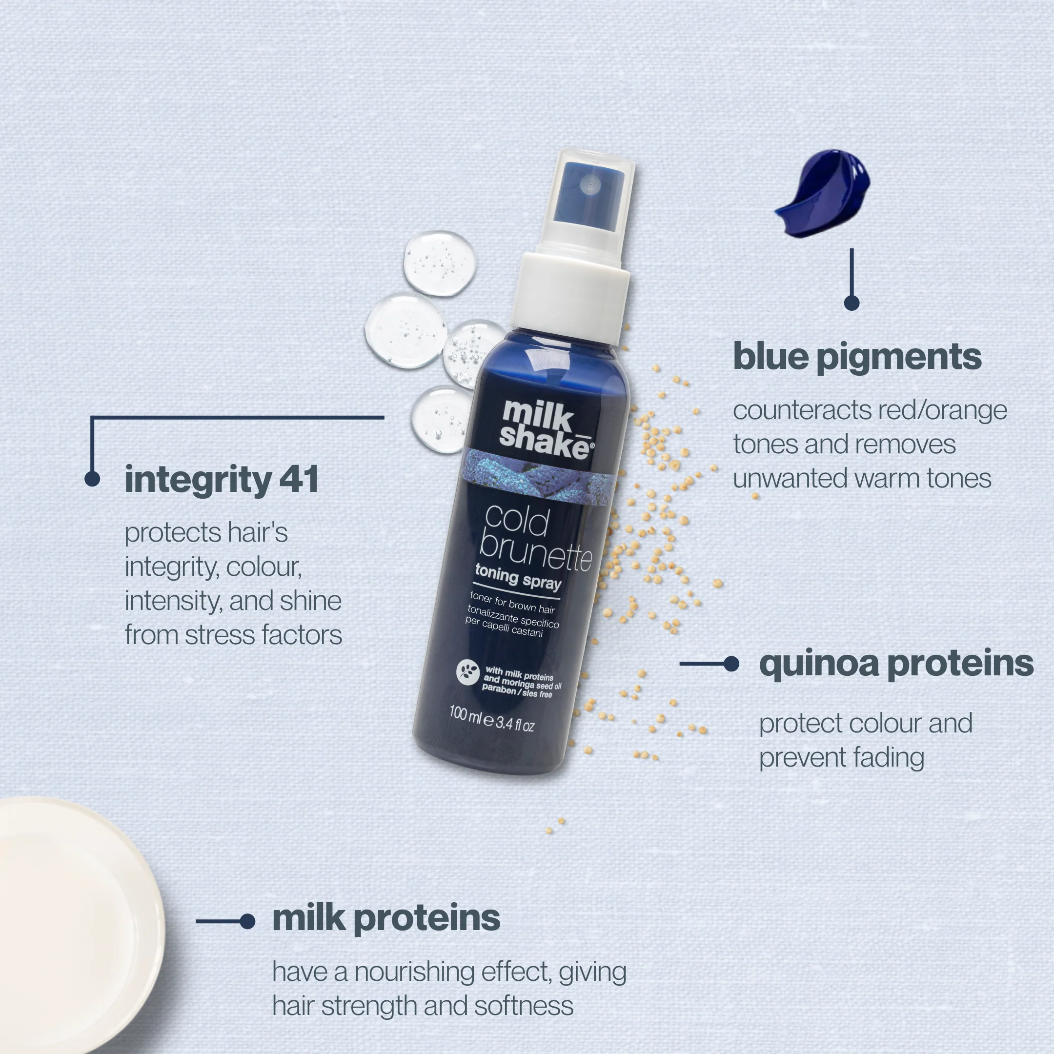 cold brunette toning spray 100ml - Image 3